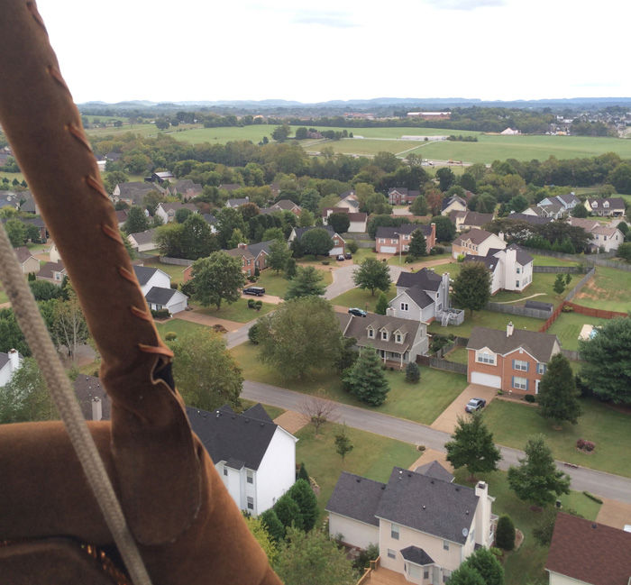 What you can hear in a hot air balloon