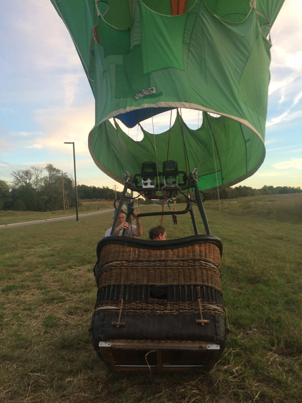 Starting to deflate Get Lucky after another great flight